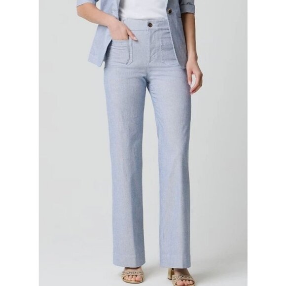 J. Crew Factory Lizzie High-Rise Wide-Leg Pant Size 28 Tall NWT CJ614 - Picture 1 of 4